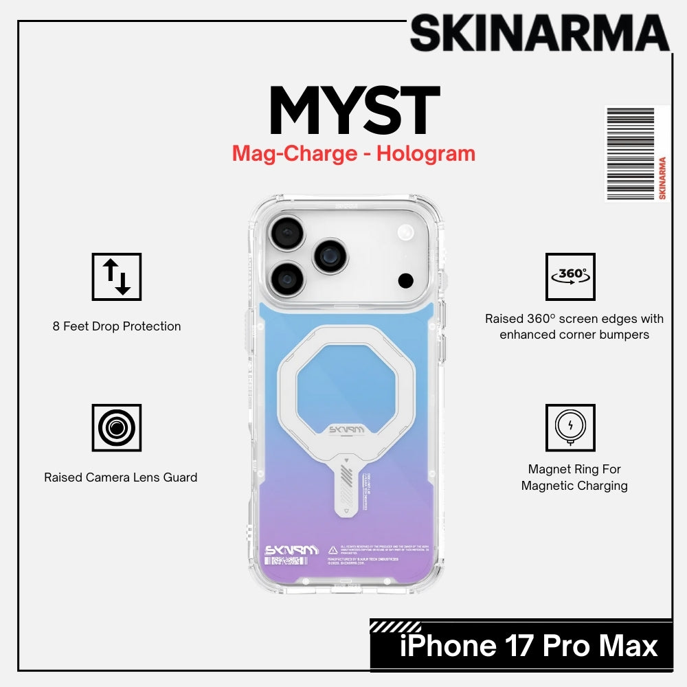 Skinarma - Myst Magsafe Case For iPhone 17 Pro Max - Hologram