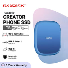 SanDisk - Creator Phone SSD (E62C) - 1TB