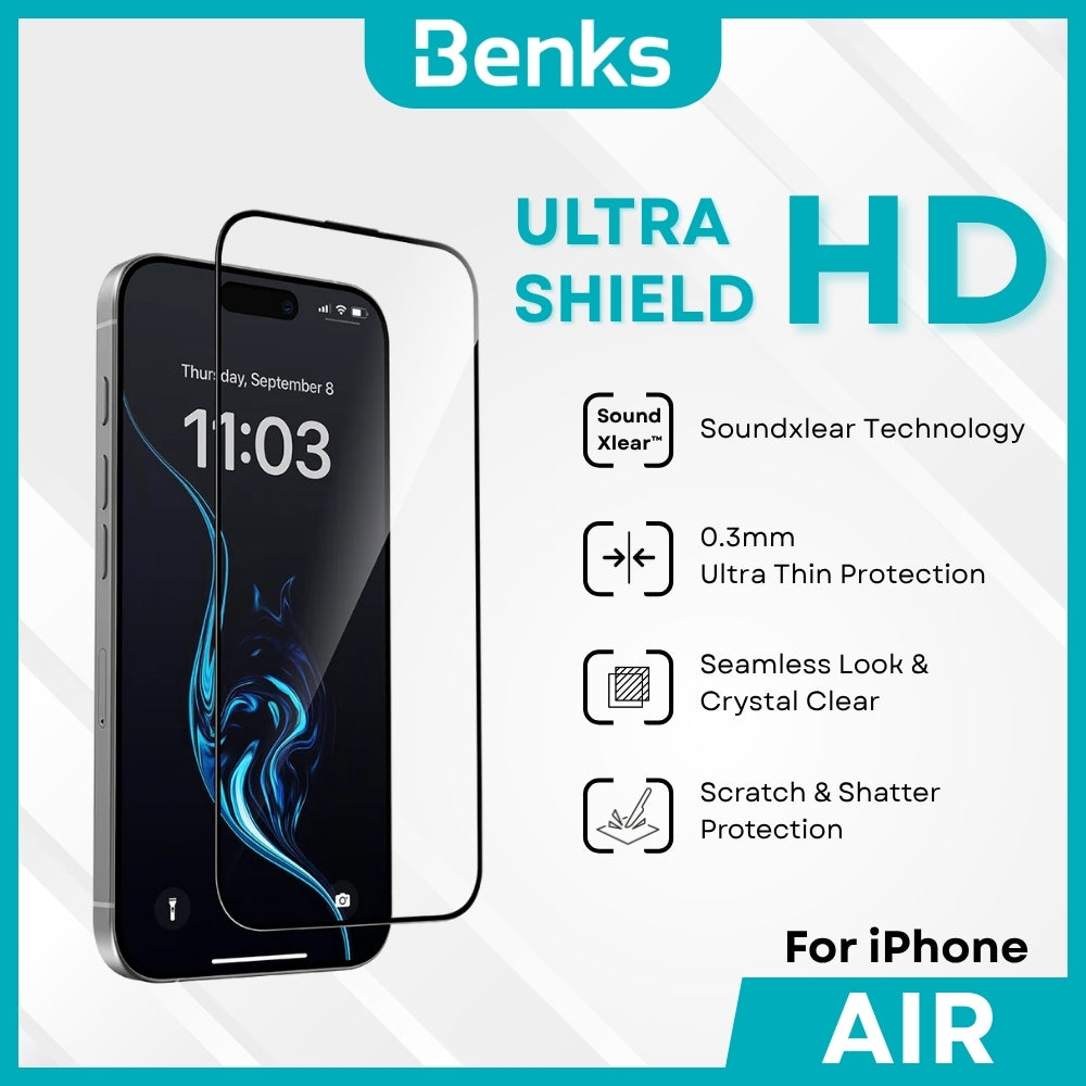 BENKS - Ultra Shield HD Screen Protector - iPhone Air