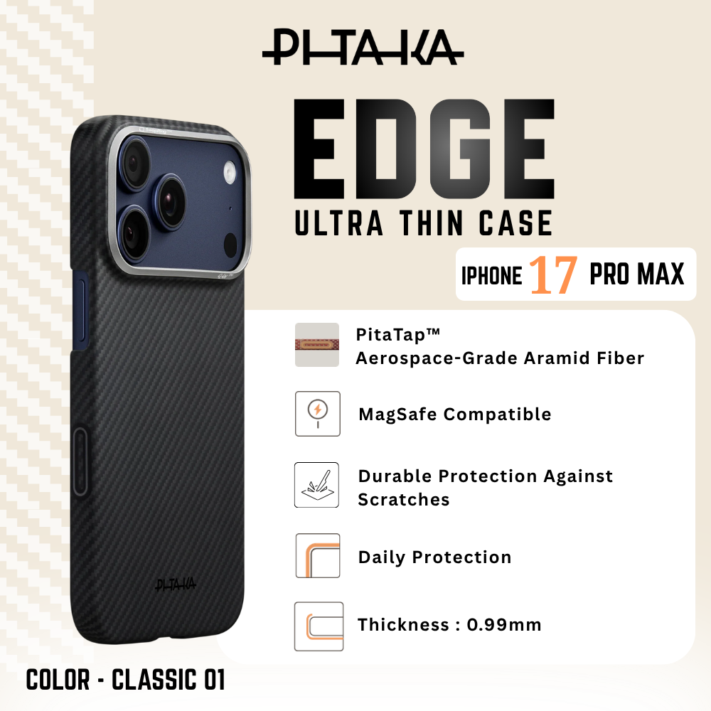 PITAKA---CLASSIC 01 EDGE CASE FOR IPH 17 PROMAX