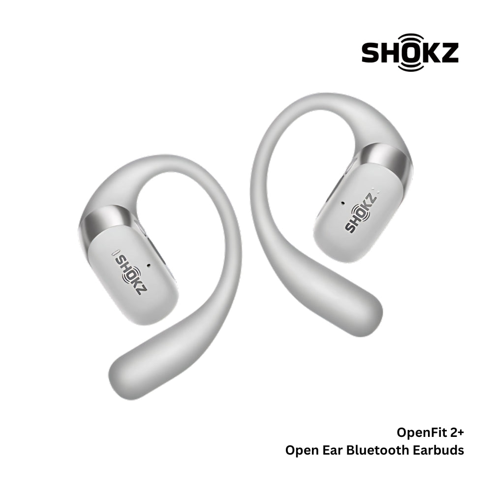 SHOKZ - OPENFIT 2+ Open Ear Bluetooth Earbuds - Grey