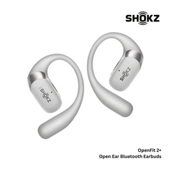 SHOKZ - OPENFIT 2+ Open Ear Bluetooth Earbuds - Grey