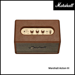Marshall Acton 3 Bluetooth Speaker - Brown