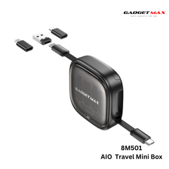 GADGET MAX - 8M501 AIO Travel Essential Kit - Black