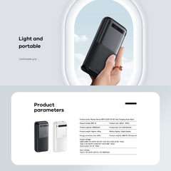 REMAX - RPP-72 Piloteer Series 20000mAh PD+QC Fast Charging Power Bank(PD 20W+QC 22.5W) - Black