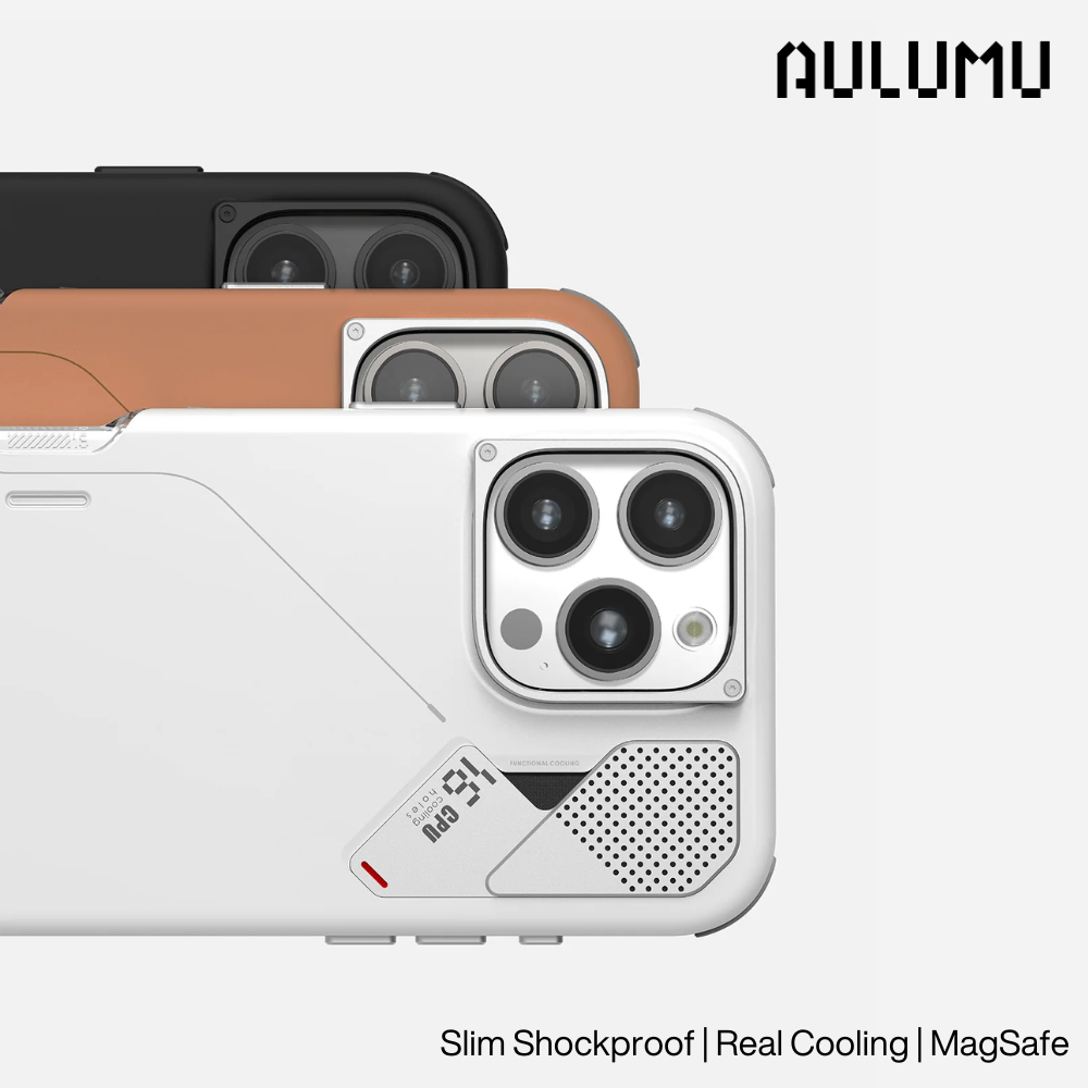 Aulumu A16 Slim Shockproof Case for iPhone 16 Pro Max Series | Real Cooling | MagSafe