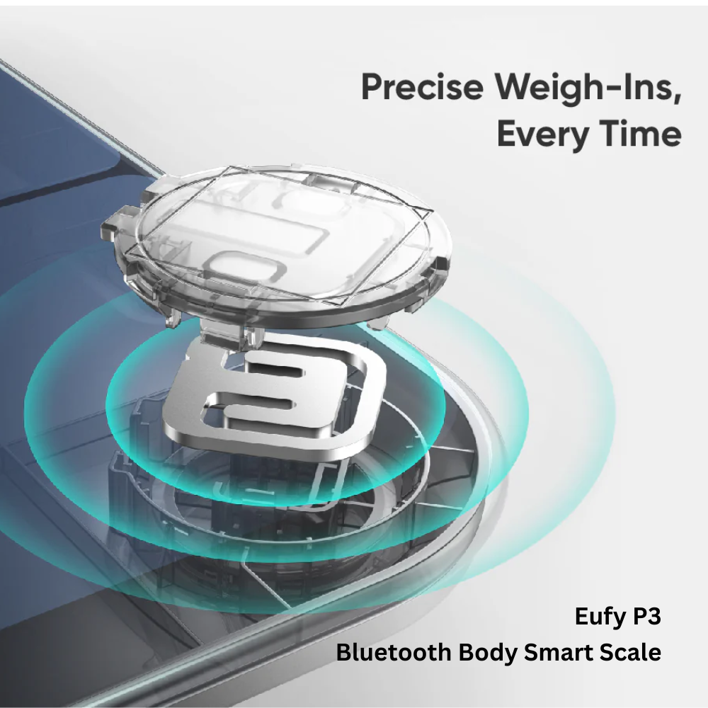 ANKER - EUFY P3 Bluetooth Smart Body Scale - Black