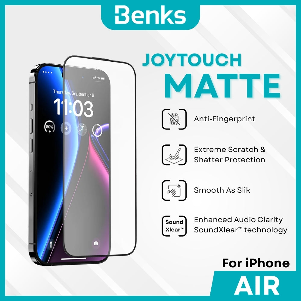BENKS - JoyTouch Matte Screen Protector - IPhone Air