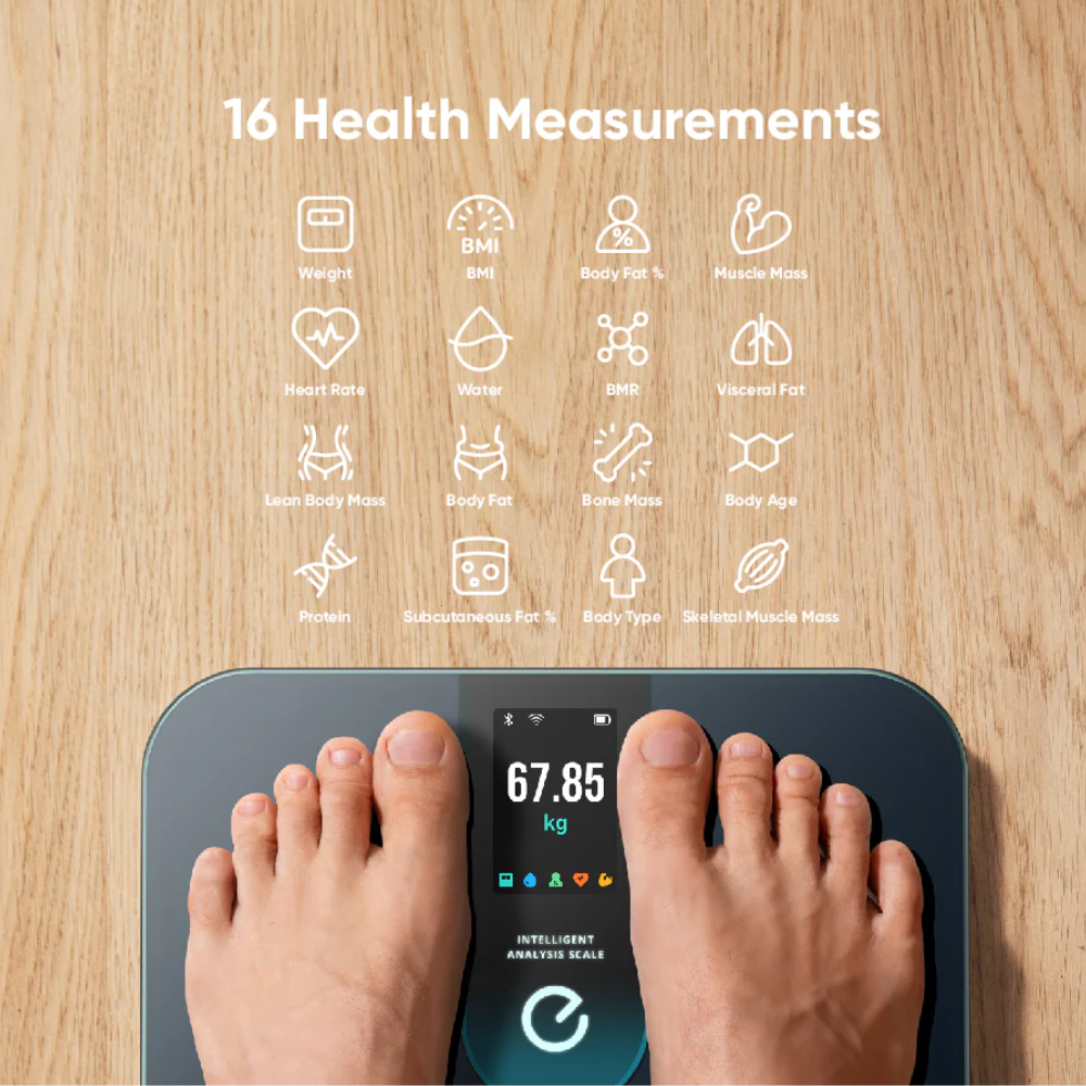 ANKER - EUFY P3 Bluetooth Smart Body Scale - Black