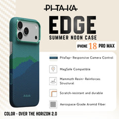 PITAKA - Summer Noon 02 Edge Case For iPhone 18 Pro Max - Over The Horizon 2.0