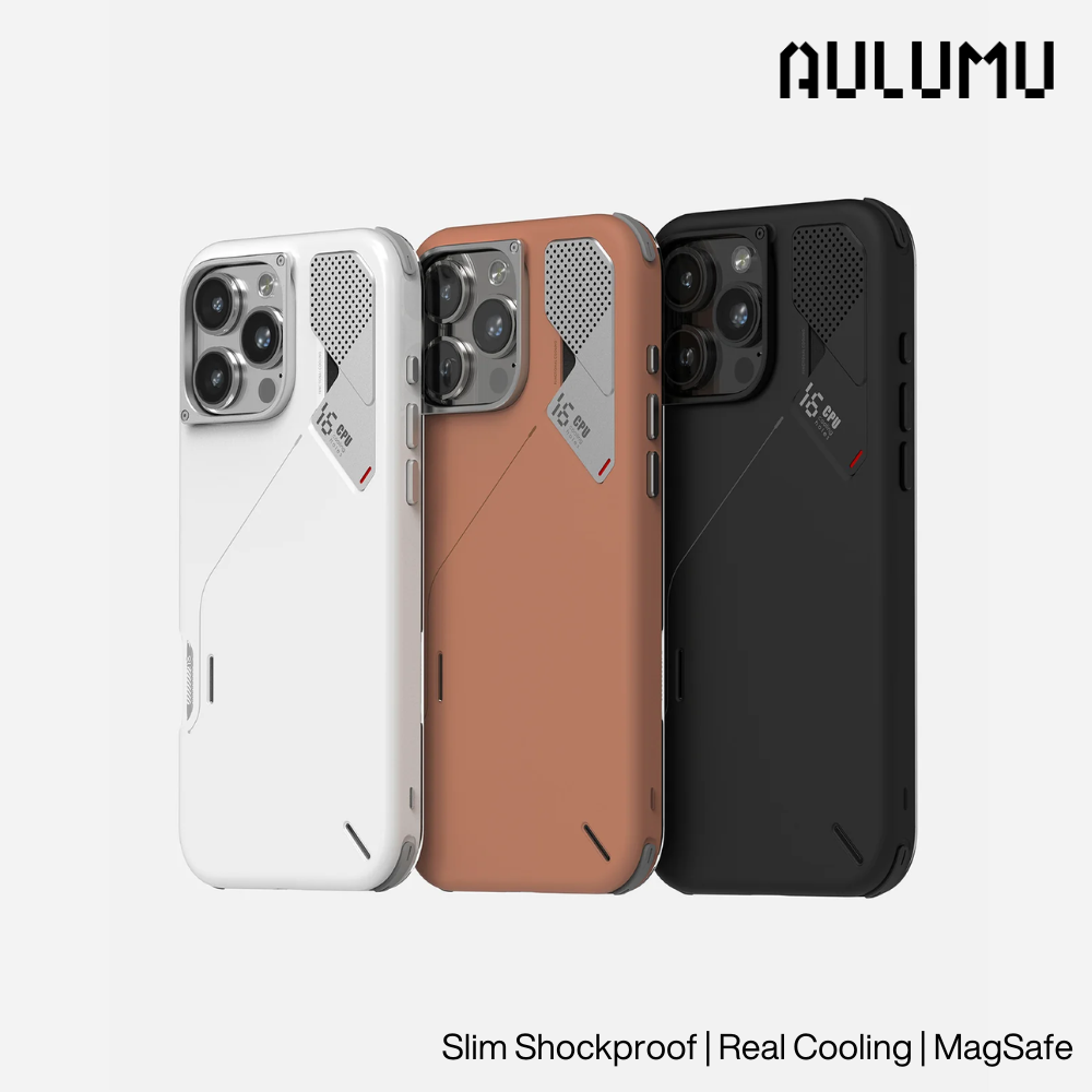 Aulumu A16 Slim Shockproof Case for iPhone 16 Pro Max Series | Real Cooling | MagSafe
