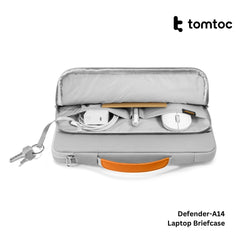 Tomtoc - Defender-A14 Laptop Briefcase ( 13.5 - 14 Inch ) - Grey