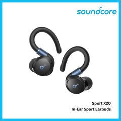 ANKER - SOUNDCORE SPORT X20 In-Ear Sport Earbuds - Black