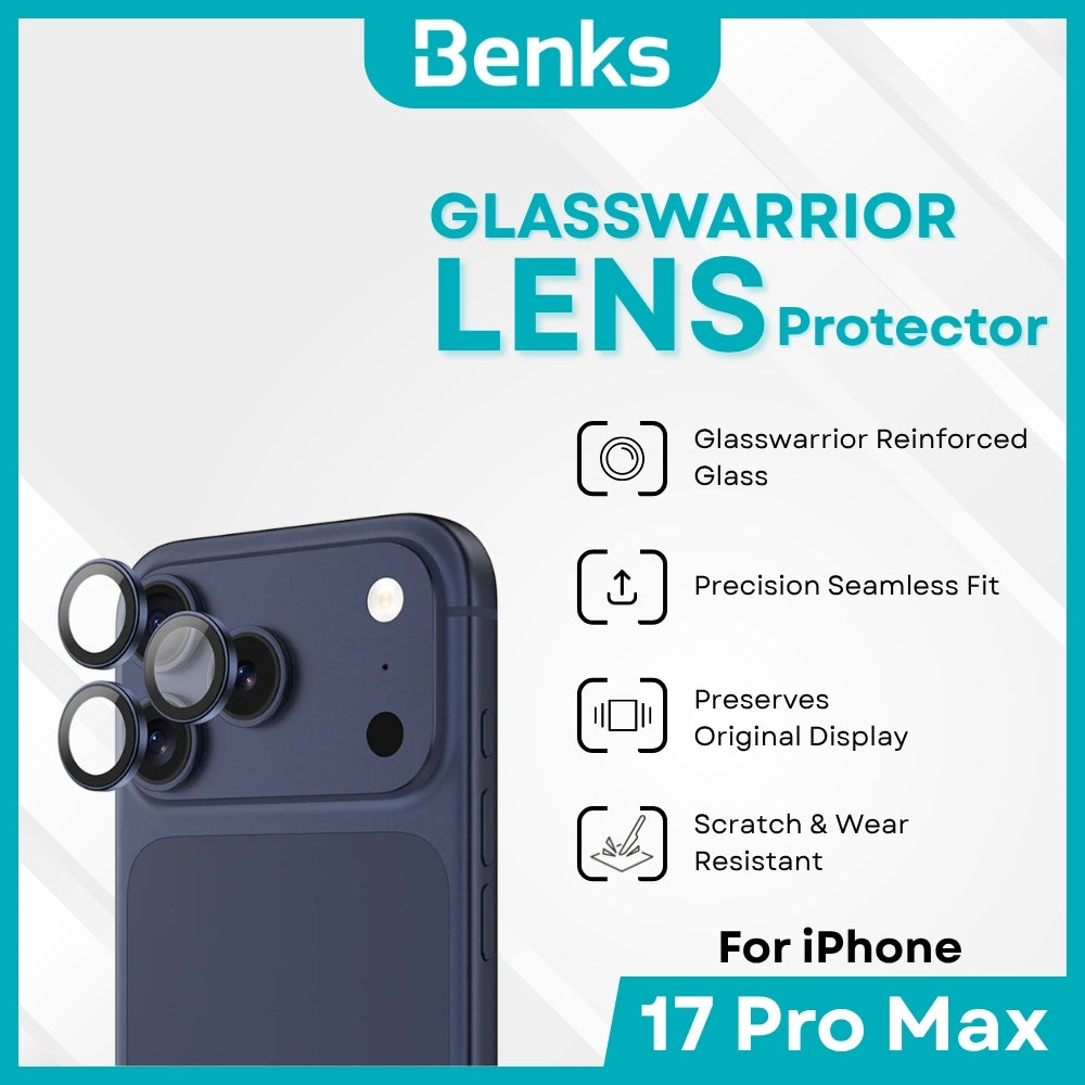 BENKS - GlassWarrior Lens Protector - IPhone 17 Pro Max