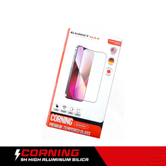iPhone 15 Pro ( 6.1" ) GADGET MAX - Corning Premium 2.5D Skill Full Cover Tempered Glass