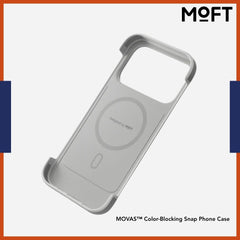 MOFT - MOVAS™ Color-Blocking Snap Phone Case For iPhone 17 Pro Max - Misty Cove + Cement