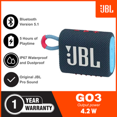 JBL Go3 Portable Waterproof Speaker