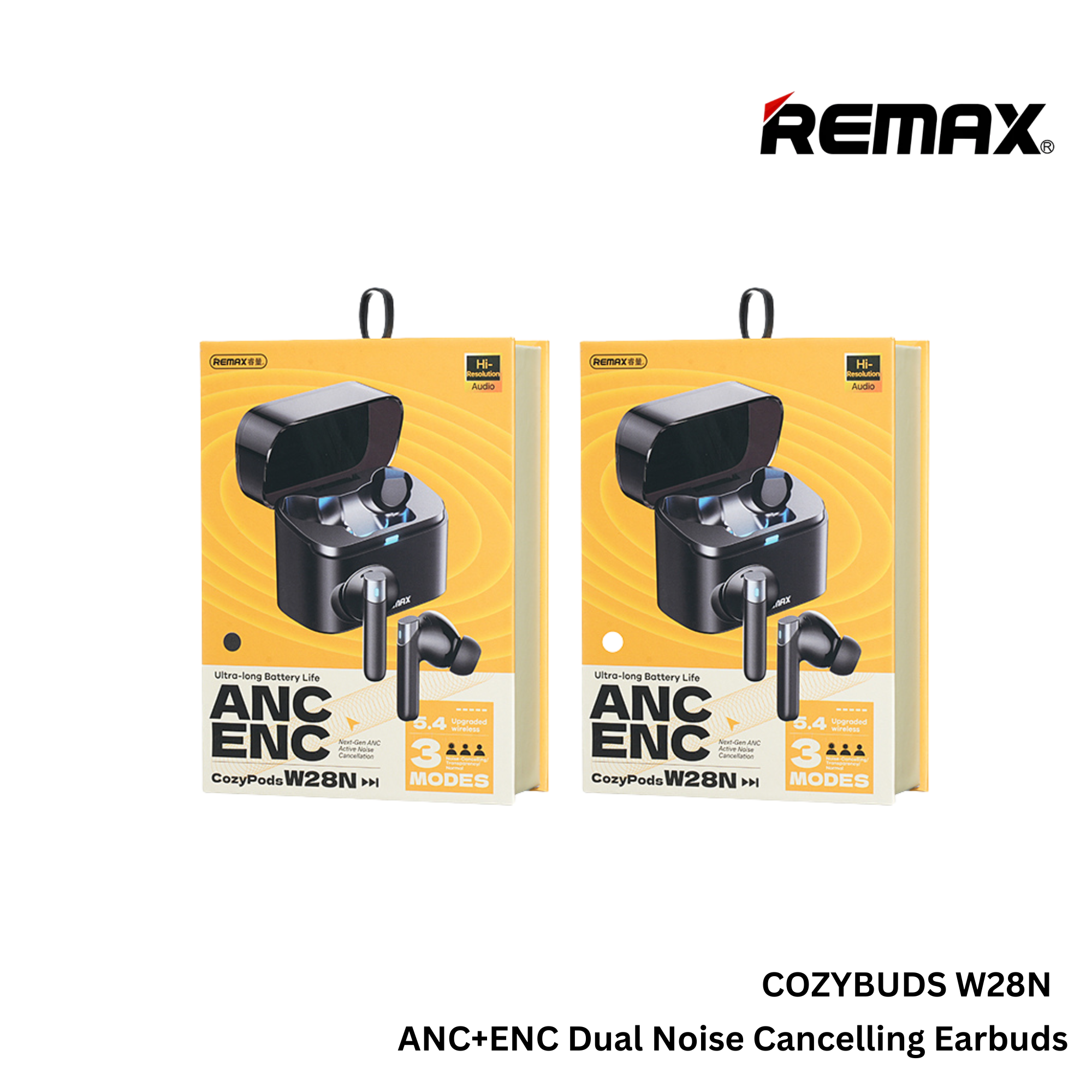 REMAX - Cozybuds W28N ANC+ENC Bluetooth Wireless Earbuds - White