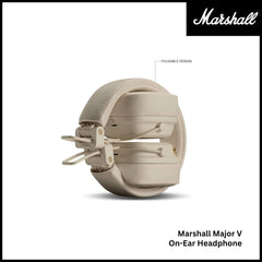 Marshall - Major 5 On-Ear Bluetooth Headphone - Cream