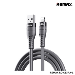 REMAX RC-C137i Bintrai Series 2.4A Fast Charging Data Cable For iPhone(1.2M) - Grey