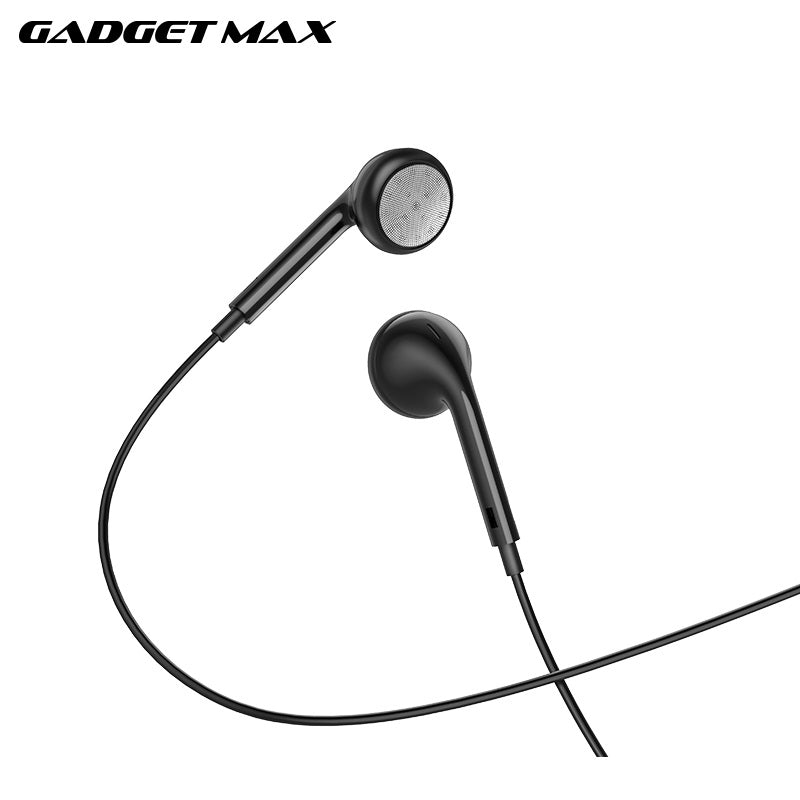 GADGET MAX GM05 PEACEFUL SOUND WIRED 3.5MM EARHONES (1.2M)(White)