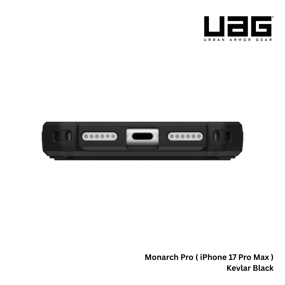 UAG - Monarch Pro Case For iPhone 17 Pro Max - Kevlar Black