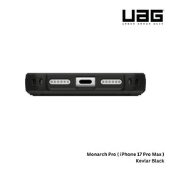 UAG - Monarch Pro Case For iPhone 17 Pro Max - Kevlar Black