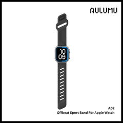 Aulumu - A02 Offbeat Sport Band for Apple Watch Series - Black