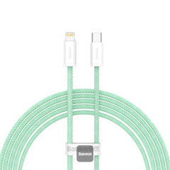 (Buy 1 Get 1) Baseus Dynamic Series Type-C to iPhone 20W Fast Charging Data Cable (1M) - Green