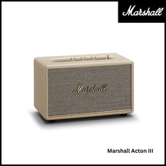 Marshall Acton 3 Bluetooth Speaker - Cream