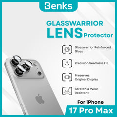 BENKS - GlassWarrior Lens Protector - IPhone 17 Pro Max