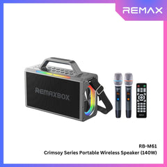 REMAX - RB-M61 Crimsoy Series Portable Wireless Speaker (140W) - Black