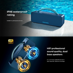 REMAX - RB-M72 Kunagile Series Portable Wireless Speaker (20W) - Blue