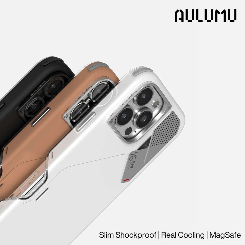 Aulumu A16 Slim Shockproof Case for iPhone 16 Pro Max Series | Real Cooling | MagSafe
