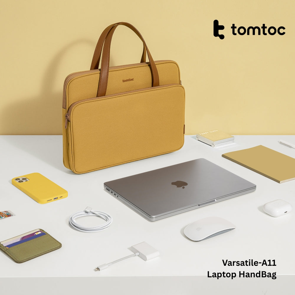 Tomtoc - Versatile-A11 Laptop Handbag ( 13.5 -14 Inch ) - Yellow