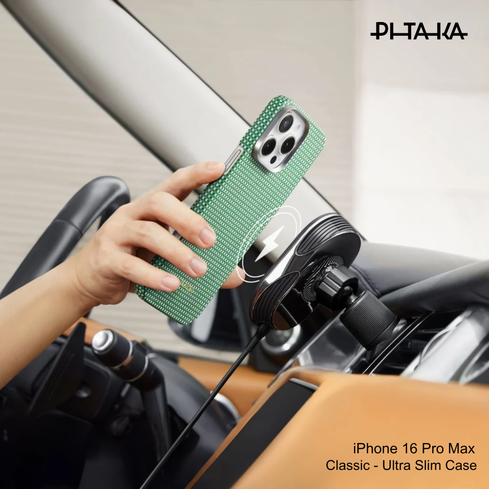 PITAKA - iPhone 16 Pro Max Case ( Ultra Slim ) - Forest Green