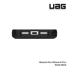 UAG - Monarch Pro Kevlar Case For iPhone 17 Pro - Kevlar Black