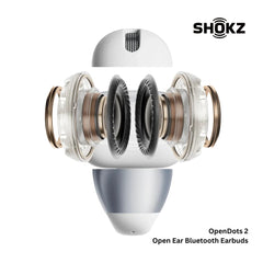 SHOKZ - OpenDots 2 Open Earbuds - Grey