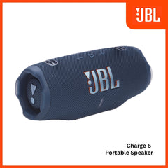 JBL - Charge 6 Portable Bluetooth Speaker - Blue