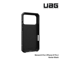 UAG - Monarch Pro Kevlar Case For iPhone 17 Pro - Kevlar Black