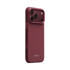 PITAKA - iPhone 18 Pro Max (Summa Series) - Burgundy (Argyle)