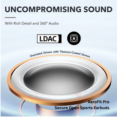 ANKER - SOUNDCORE AEROFIT PRO Open-Ear Wireless Earbuds - Black