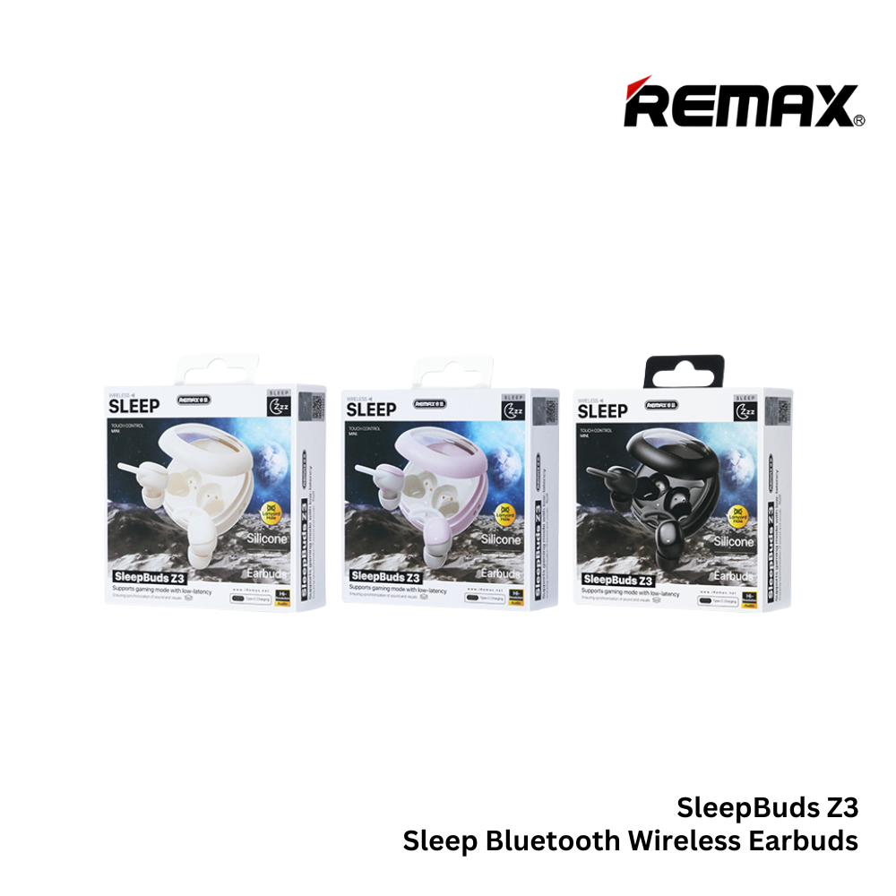 REMAX - SleepBuds Z3 Sleep Bluetooth Wireless Earbuds - Black