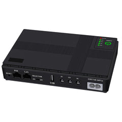 T-PRO - Shanpu 10400mAh 18W Multifunction Network Mini UPS - Black