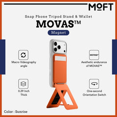 MOFT - MOVAS™ Snap Phone Tripod Stand & Wallet - Sunrise