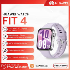 HUAWEI - Watch Fit 4 Smart Watch - Purple