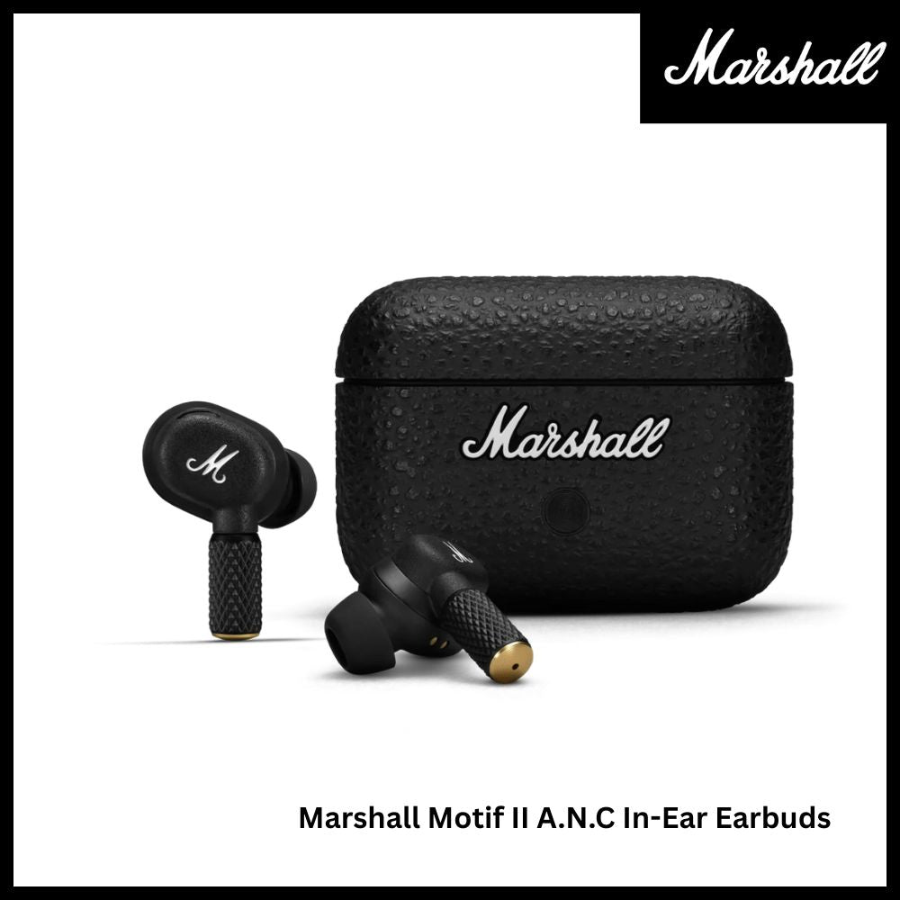 Marshall Motif 2 A.N.C in-Ear TWS Earbuds - Black