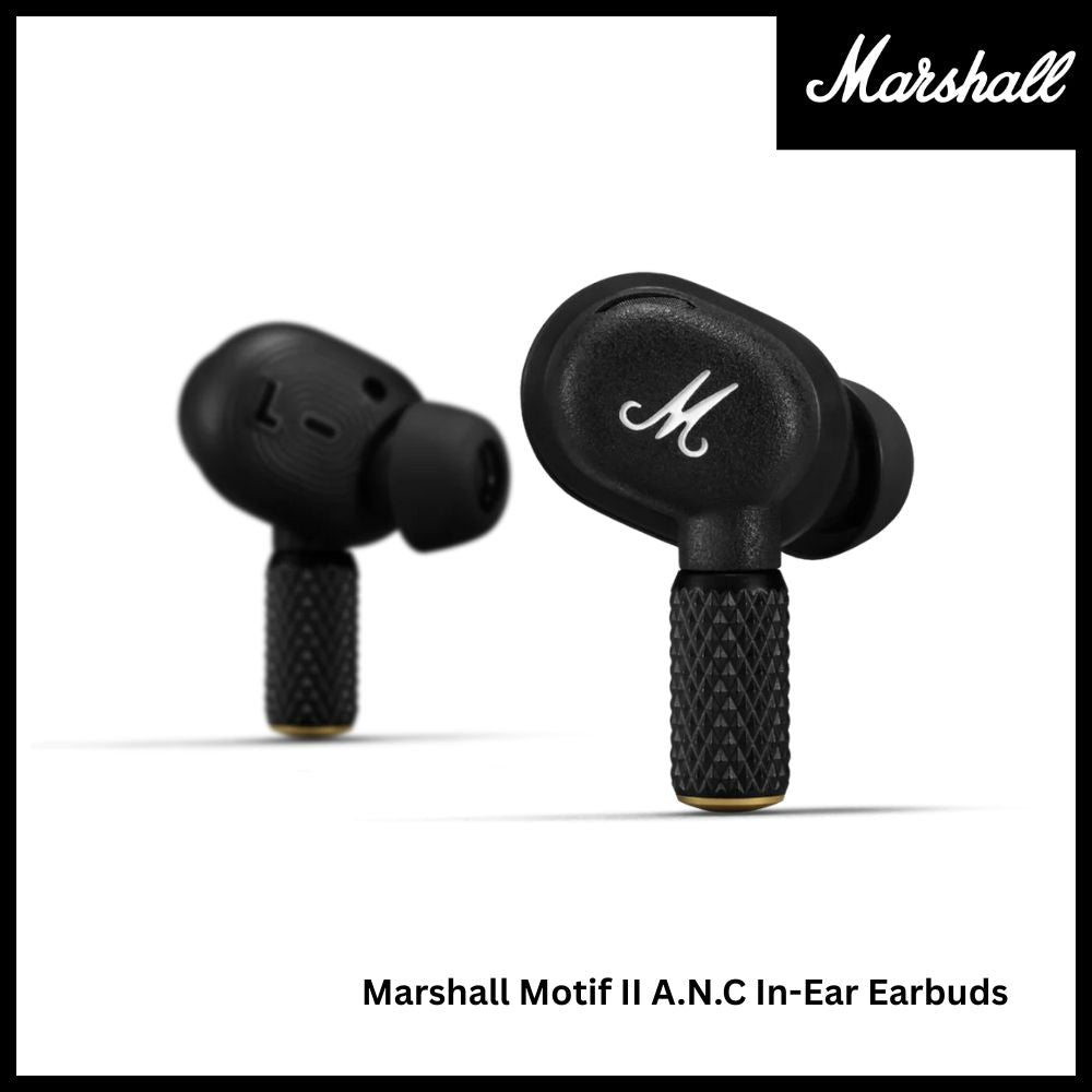 Marshall Motif 2 A.N.C in-Ear TWS Earbuds - Black