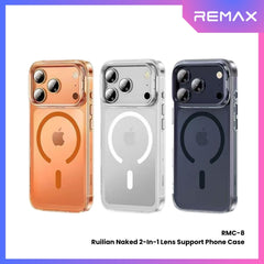 REMAX - RMC-8 iPhone 17 Pro Max Case Ruilian Naked Series  - Black