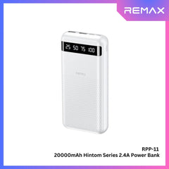 REMAX - RPP-11 Hintom Series 20000mAh Fast Charging Power Bank (2.4A) - White